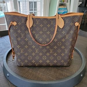 Louis Vuitton Monogram Neverfull MM Pivoine